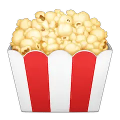 popcorn emoji on Facebook